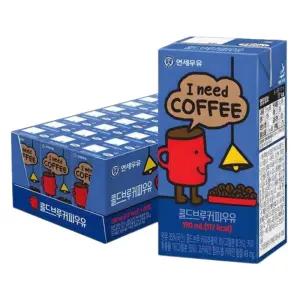 연세우유 콜드브루 커피우유 190ml 24개