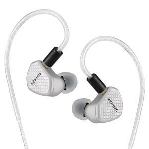 Kefine Klean SV & Black 10mm DLC 다이어프램 다이나믹 드라이버 IEMs 노즐과 SPC 케이블이 포함된 Hi-Fi