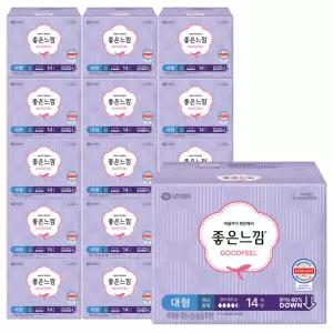 좋은느낌 오리지날 슬림 날개 대형 14p x16개