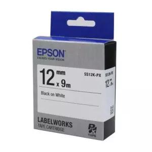 [룽스_64]EPSON)라벨프린터리본(SS12K)백색/흑문자