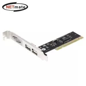 [룽스_65]PCI USB 2.0 2포트 확장카드 USB확장카드 브라켓