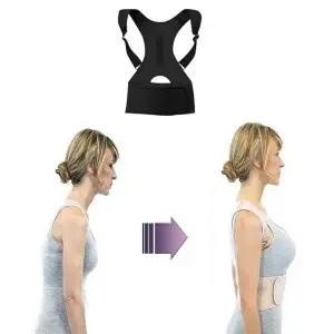 바른 자세 유지 벨트 안마기 어깨 척추 허리 등전체 허리 등전체 (W49D7B3)