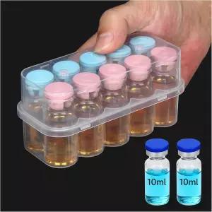 냉장고용 던박스 펩드 케이스 0ml 바이알 홀더 0슬롯 인슐린 및 보관 쿨러 여행용 TSA 승인 정리함용 GLP