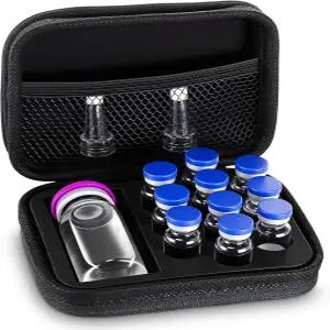 쿤클레이 펩드 케이스 바이알 스토리지 0 x 3ml BAC 워터 GLP EVA 소재 휴대용 여행용 보관함 냉장고 메쉬