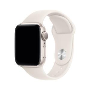 애플워치 SE 2세대 2024년형 GPS 44mm 스타라이트 알루미늄 스타라이트 스포츠밴드 (S/M) MXEU3KH/A S_B