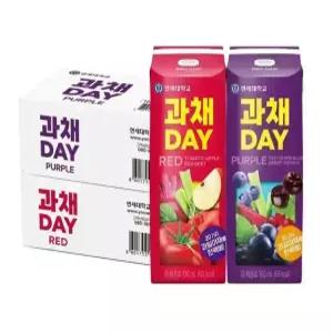[내일도착]연세 과채데이 레드+퍼플 190mlx48