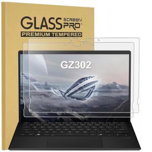 2025년형 ASUS ROG Flow Z13 GZ302용 KEANBOLL 2팩 9H 경도 강화 유리 스크린 프로텍터(13.4인치 노트북 태블릿) - 긁힘 방지, 초내구성, 정밀
