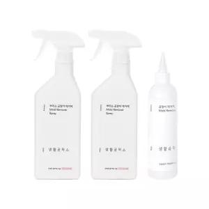 [생활공작소] 뿌리는 곰팡이제거제(750ml) 2개 + 바르는 곰팡이제거제(300ml) 1개