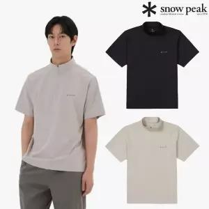 [스노우피크](강남점)퀵드라이 반집업 반팔 티셔츠 (S25MMTZT12)