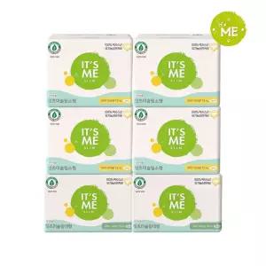 [잇츠미]잇츠미 NEW 슬림 유기농 순면커버 생리대 소형 12P x4개+대형 10P x2개