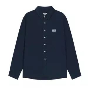 마리떼 로고 린넨 셔츠 MFG46SSH201 NVY SBL WHT