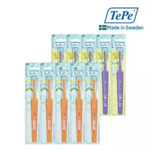 TePe 테페 키즈 소프트/미니 엑스 소프트 칫솔 [10개입]