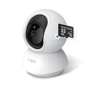 Tapo 무선 보안 카메라 TC70 + MicroSD 32GB 세트