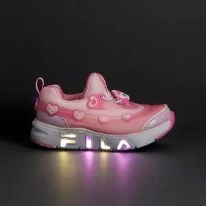 휠라 키즈 하츄핑 휠라꾸미 라이트 BEIGE/PINK/WHITE FK261CD01X043 260