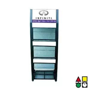 2열3단 신문꽂이 A4 리플렛거치대 카다로그 스탠드 리플릿거치대 WFO1D01