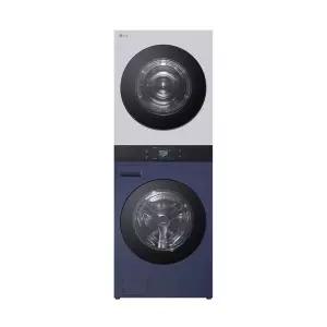 [LG](신세계몰)LG 오브제 워시타워 25kg+25kg 네이비_그레이 WA2525YMHF