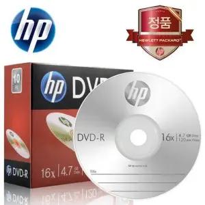 HP Media DVD-R 16x 4.7GB (1P 슬림 케이스) 10장 WF6569B