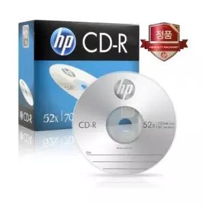 HP Media CD-R 52x 700MB (1P 슬림 케이스) 10장 WF65698