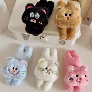 [하프클럽/]말랑말랑 눕방 고양이 인형 가방 장식 열쇠고리 봉제 선물용 냥