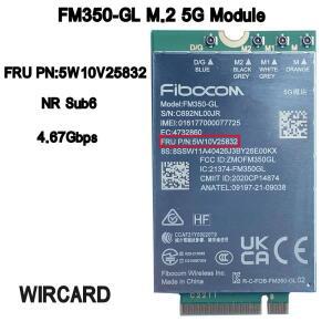 FM350-GL 씽크패드 P1 Gen5 T14s Gen3 X13 Gen3 X1 탄소 10 세대 X1 요가 7 세대용 모듈, 5G NR M.2 Sub6 5