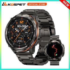 KOSPET TANK T3 Ultra 2 GPS 견고한 스마트 시계 남성 나침반 고도계 기압계 470mAh 60 일 긴 배터리 5ATM