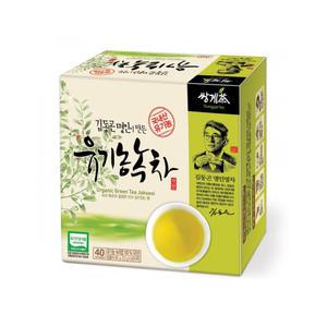 [쌍계명차] 일반티백 유기농 녹차 40티백