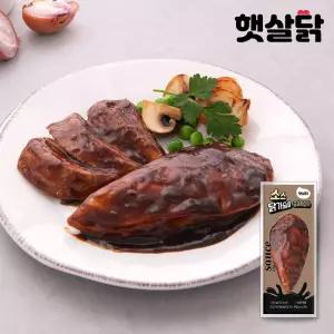 햇살닭 소스 닭가슴살 중화짜장맛 1kg(100gX10팩)