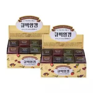 [화과방] 고급 큐빅양갱 (40gx24개입)x2세트 +쇼핑백 / 선물세트 어르신간식 양갱 디저트 요양원 개별포장