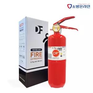 국산 차량용소화기 0.7KG 분말 자동차용 의무화 적합상품