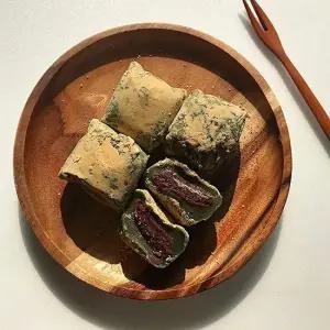[청애뜰] 콩가루쑥개떡 30개x1박스 50g 개 총 1.5Kg 박스 포장)