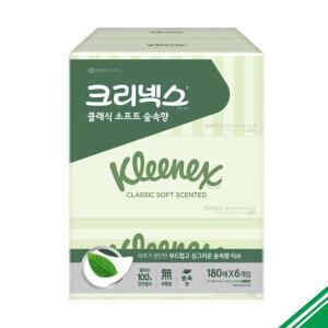 [기타]크리넥스 클래식 숲속향 더블 각티슈 180매 6입 x2개