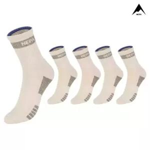 네파 엑티브 쿠션 등산 중목 베이지카키 남 5팩 NPCAVMDL-BE/KH5