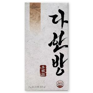 다한방 3g X 21포 1박스 녹용 차전자피