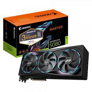 GIGABYTE AORUS 지포스 RTX 5080 MASTER D7 16GB 피씨디렉트ㅇMMㅇ