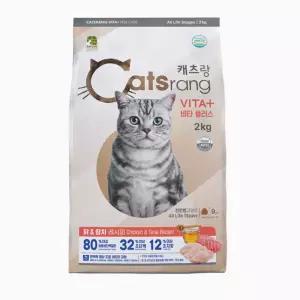 NEW 캐츠랑 전연령 비타플러스 고양이사료 2Kg