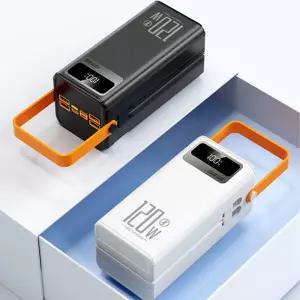 REGN 초고속충전 80000mAh 초대용량 보조배터리 LED조명 충전잔량표시 차박 낚시 캠핑 5시건 당일출고