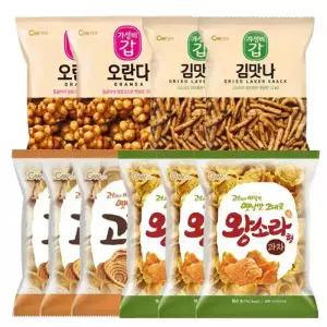 청우 전통과자 10종세트(왕3고3오2김2)