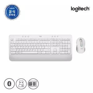 로지텍코리아 공식 시그니처 MK650 콤보 무선 키보드 마우스 세트 화이트