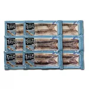 [명진] 국내산 손질통오징어 총 18마리 (250g×9팩)