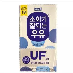 매일유업 소화가 잘되는 우유 120ml 48팩