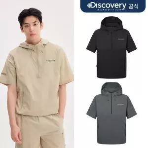 [디스커버리] 프레시벤트 폴튼 하이브리드 반팔 아노락 3종 택1