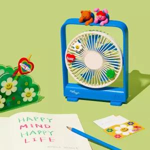 [위글위글] 탁상용 선풍기 휴대용 사무실 캠핑 커스텀 데스크팬 - Wiggle Friends PWIKR420024 498912