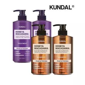 네이처 샴푸 페어앤프리지아 500ml x2개+트리트먼트 페어앤프리지아 500ml x2개