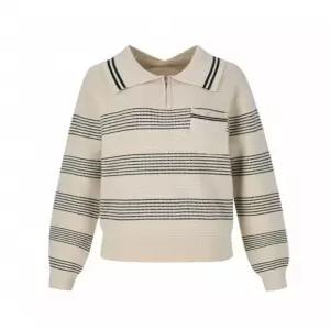 [숲][숲] 집업 스트라이프 스웨터 (SZ9LK38)