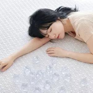 한일의료기 냉감패드 여름 쿨매트 오코텍스 이불패드 침대 고정밴드 휴이스 Q