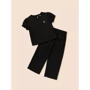 [BEANPOLE KIDS] 핫썸머 차르르 주름지 투피스  블랙 (BI6471G015)