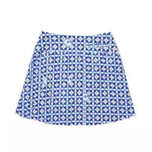 스커트 TQT M5122PSK15RBL 시즌 패턴 잔 플리츠 스커트 ROYAL BLUE