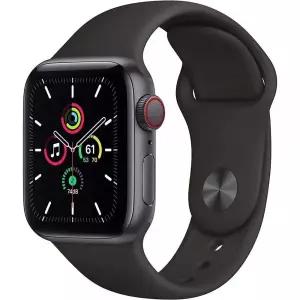 애플 워치 SE GPS 44mm 스페이스 그레이 블랙 스포츠 밴드