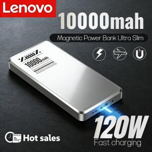 레노버 10000mAh 마그네틱 보조배터리 초슬림 Qi2 무선 아이폰 용 맥세이프 호환 휴대용 외장