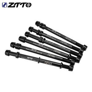 ZTTO 자전거 트레이너 쓰루 액슬 어댑터 M12xP1.5/1.75 나사 160-172mm 길이 샤프트 휠 퀵 릴리즈 스큐어